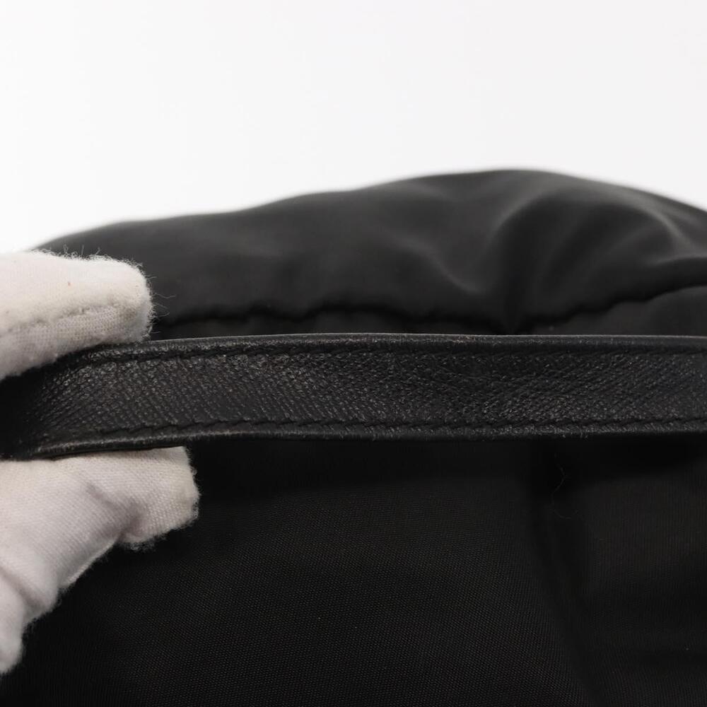 PRADA Vanity Bag Nylon Black Silver Auth bs30138 - Picture 7 of 16